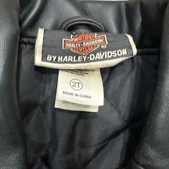Vintage Harley-Davidson Black Leather Jacket - Picture 8 of 9